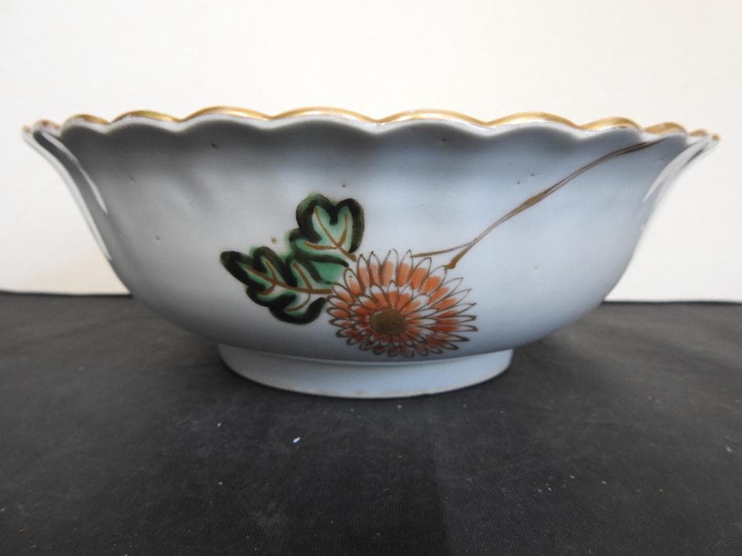 古伊万里　菊形平鉢　MA780