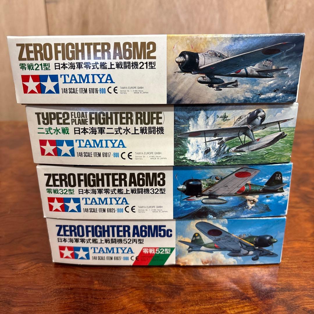 零戦　日本海軍プラモデル4点セット　0127o130