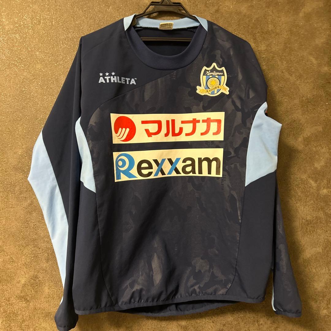 カマタマーレ讃岐　ピステウェア　Lサイズ　 ATHLETA ネイビー