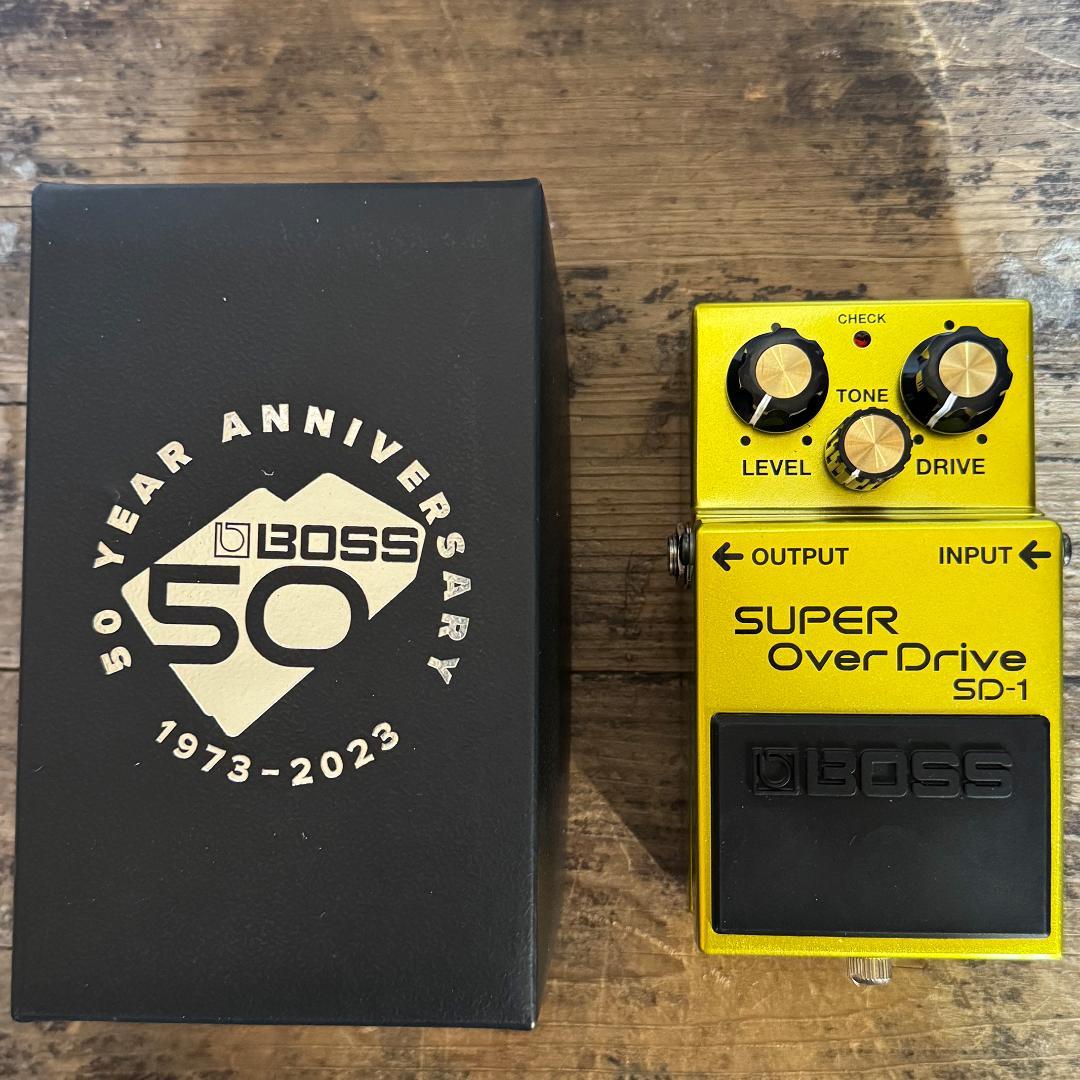 未使用・保管品】BOSS SD-1 50周年記念モデル 限定ゴールド 付属品完備