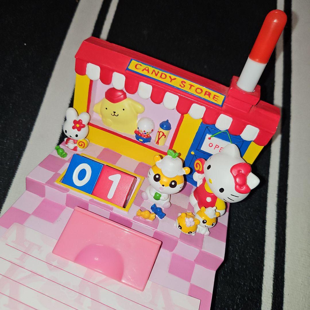 激レア SANRIO 万年カレンダー付き メモホルダー 非売品 ハローキティ
