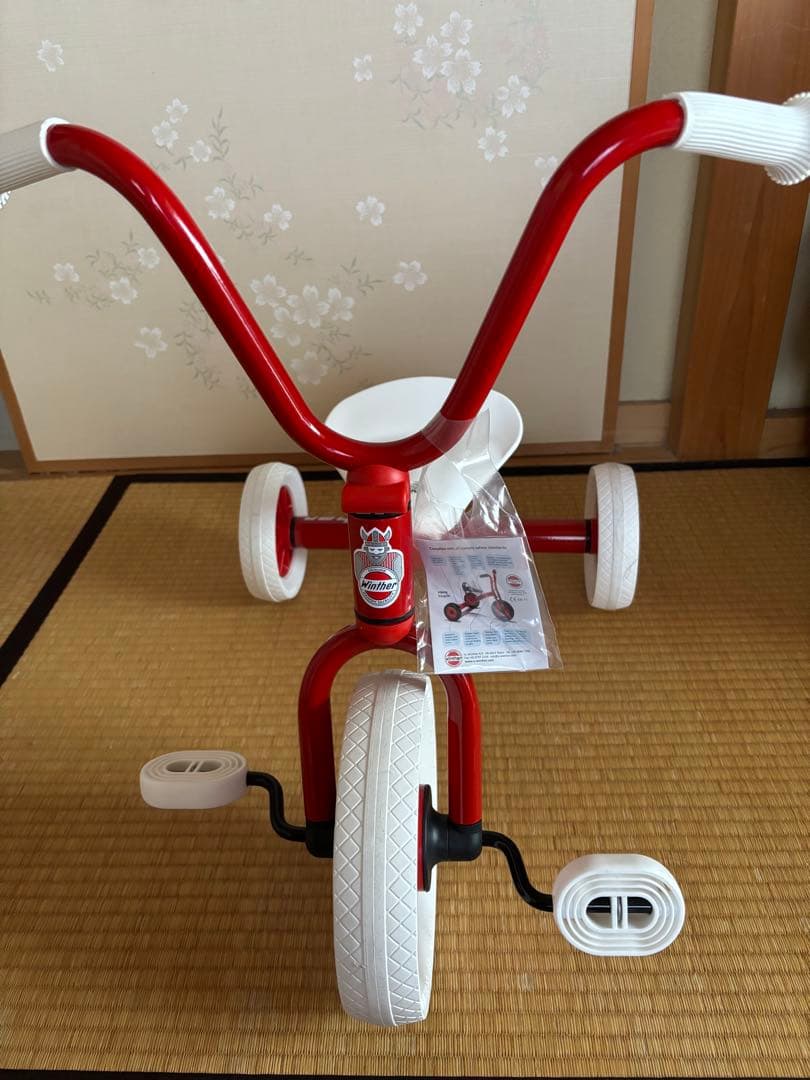 最終値下！高級品！winther 赤白　三輪車