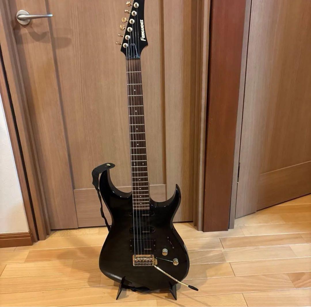 FERNANDES FGZ400 ゴールドパーツ仕様 トレモロアーム ケース付