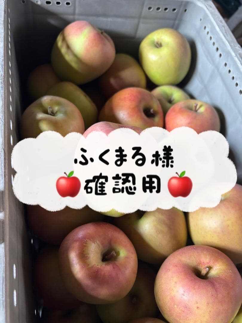 ふくまる様　確認用　青森県産　印度（いんど）　家庭用　5箱