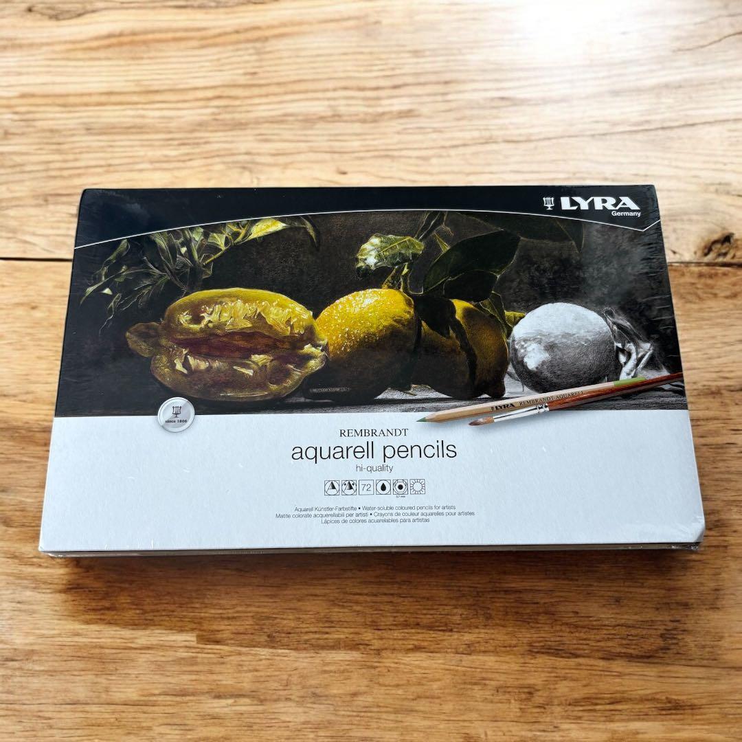 新品★LYRA リラ 水彩色鉛筆 アクアレル メタルボックス 72色　ドイツ製