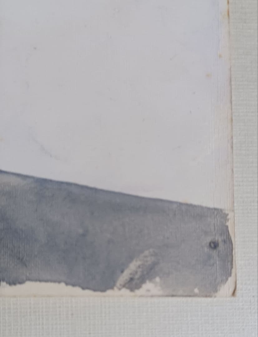 【希少・原画】　串田孫一　水彩画－1972年制作