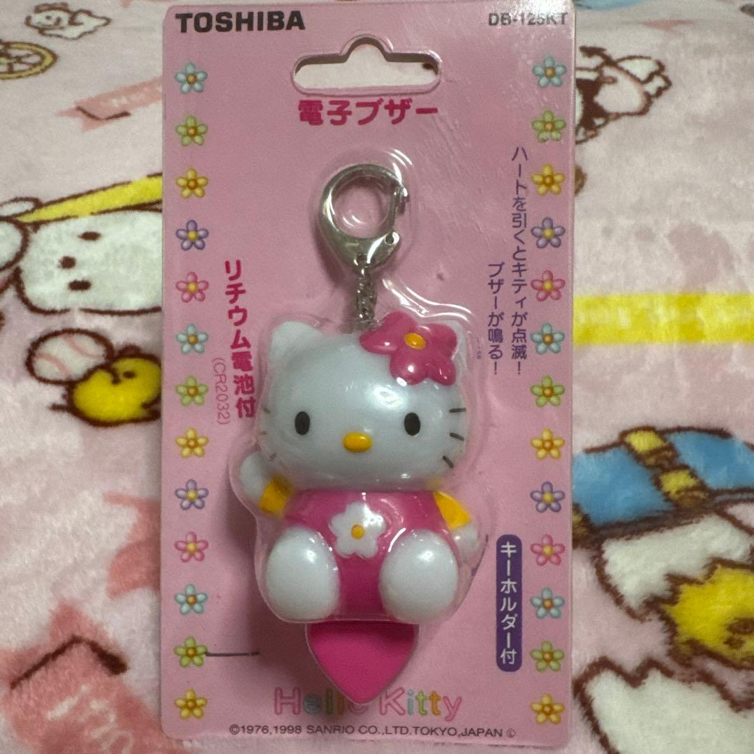 サンリオ❤️1998年製激レア「カオハナキティ」電子ブザー、防犯に！新品未開封