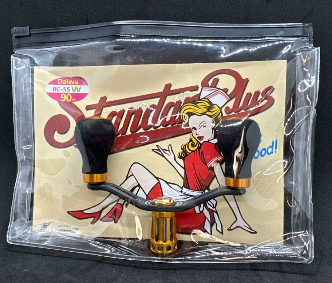 スタジオコンポジット スピニングリールハンドルRC-SS-W 90mm R23