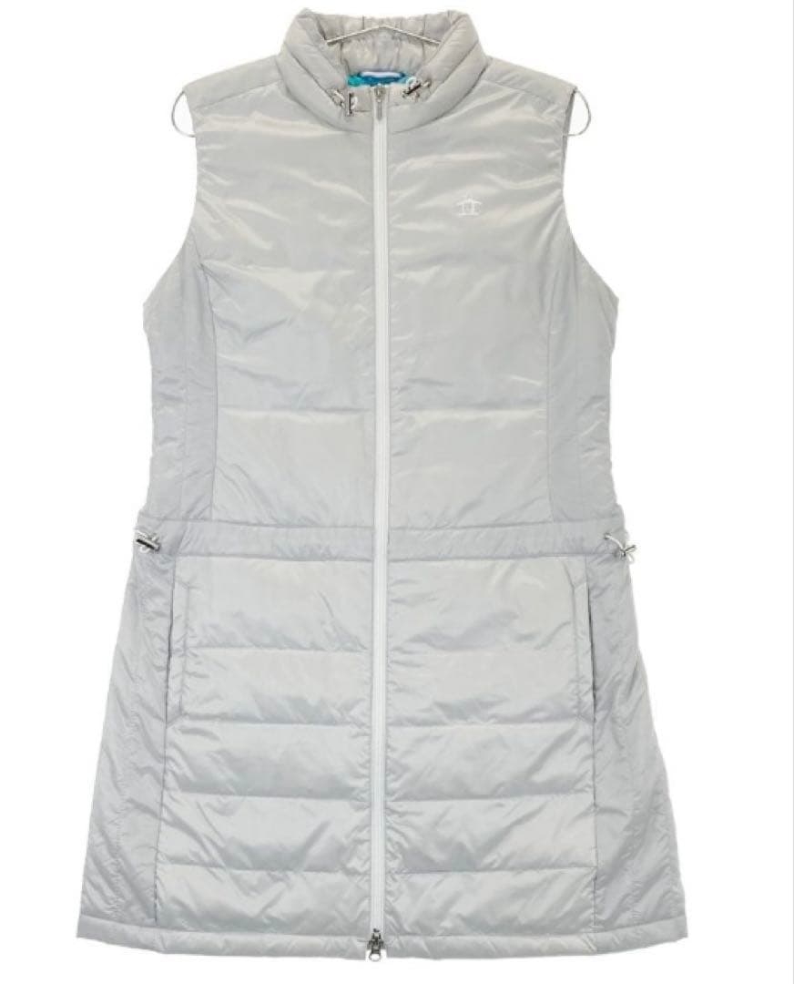 ⭐️マンシングウェア⭐️ライトグレー ノースリーブダウンワンピース⭐️