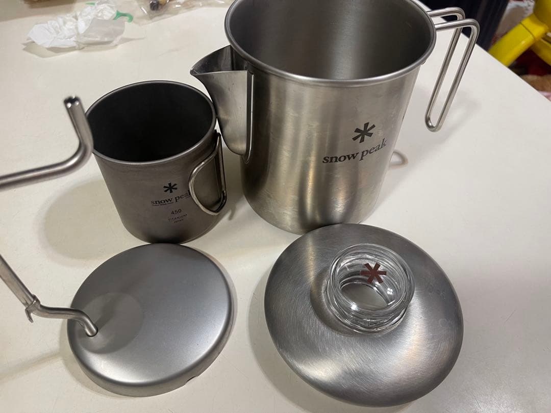  peak チタン マグカップ 450ml セット
