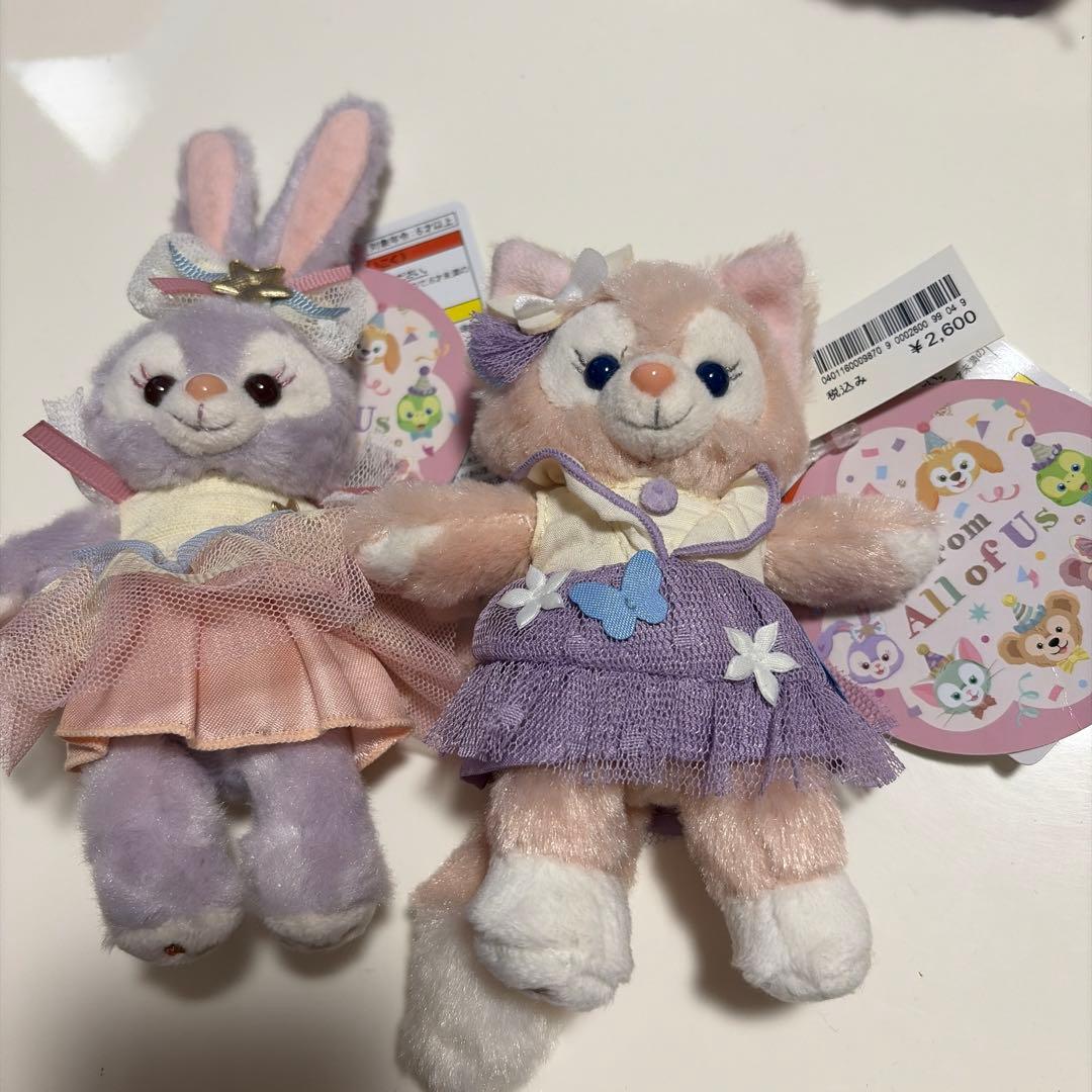 ステラルー&リーナベル　フロムオールオブアス 40周年　ぬいぐるみバッジ