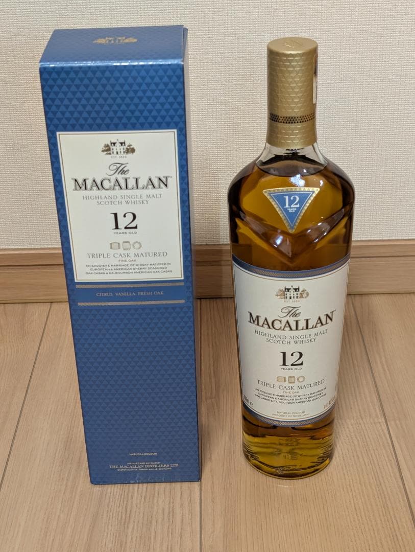 マッカラン 12年 トリプルカスク 700ml 新品未開封
