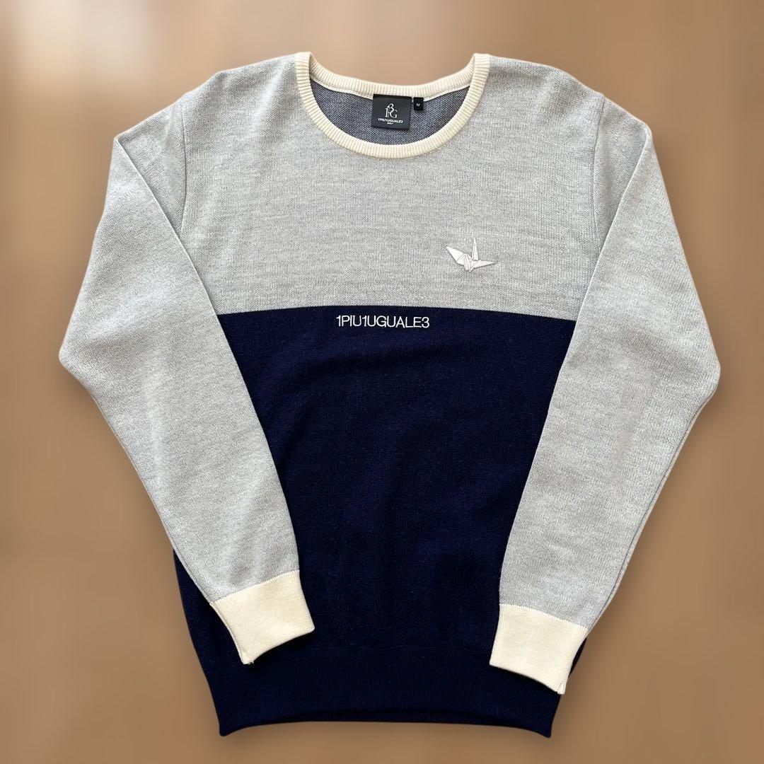 1PIU1UGUALE3 GOLF クルーネックセーター デルピエロ ゴルフ