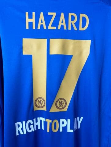 チェルシー 12/13 ホーム ヴィンテージ風 長袖 アザール 17番