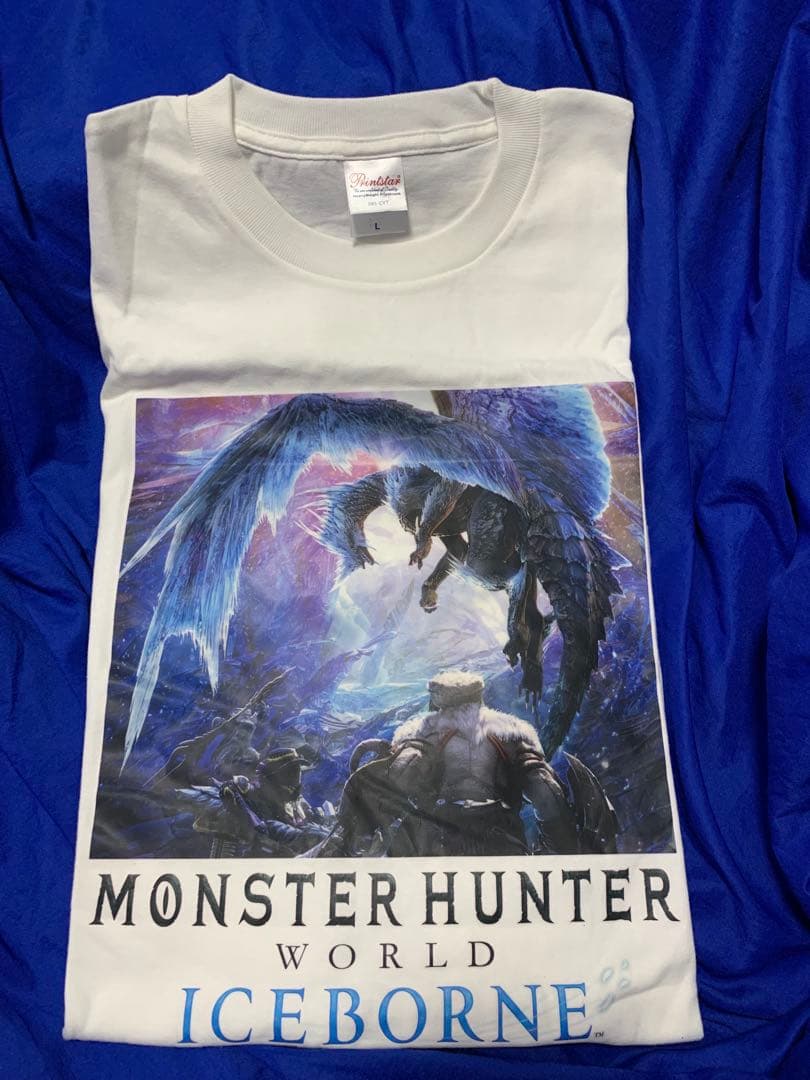 【当選品】モンスターハンター ワールド アイスボーン Tシャツ Lサイズ