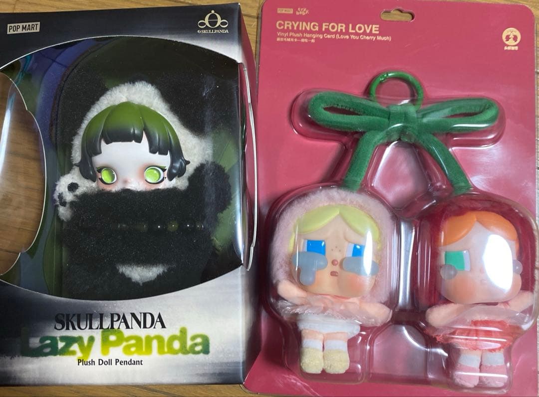 POPMART クライベイビーさくらんぼ➕スカルパンダLAZYPANDA