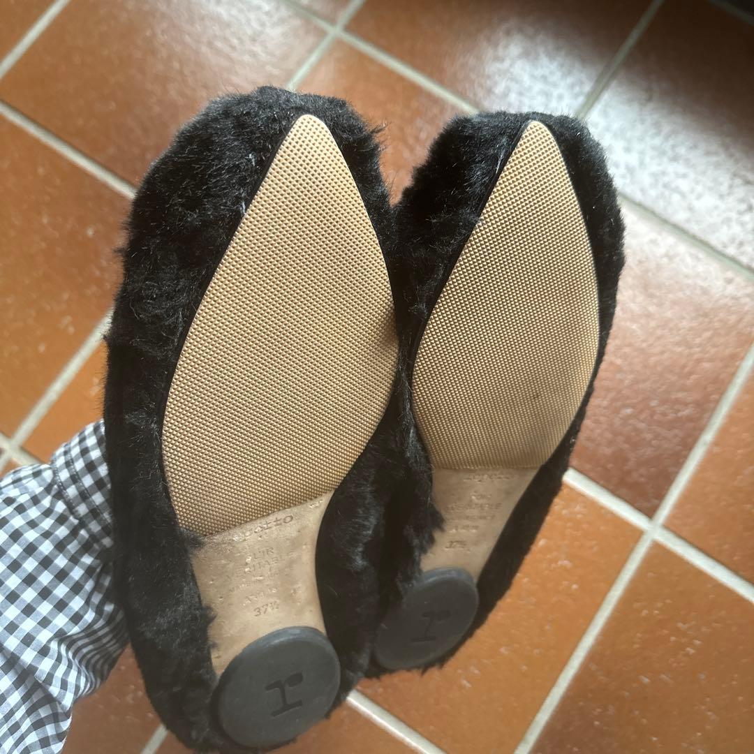 Repetto ブラック バレエシューズ　37ハーフ