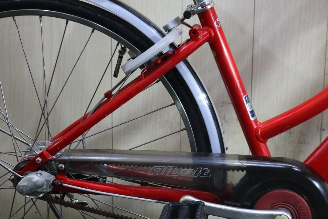 ブリヂストン アルベルトL型 AB6TPL 26型 アルミ3段AUTO LED赤