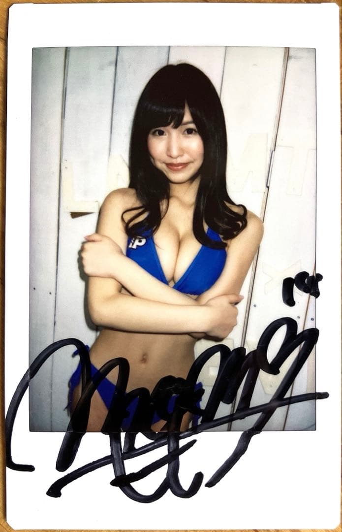 桜空もも 直筆サイン入り チェキ 1 コスプレ 水着 アイポケ 写真 特典