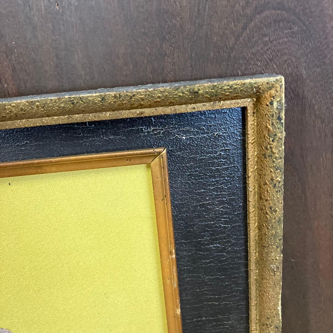 昭和レトロ 刺繍画 ダルマ 達磨 縁起物 絵画 アート 壁掛け 壁飾り 額装