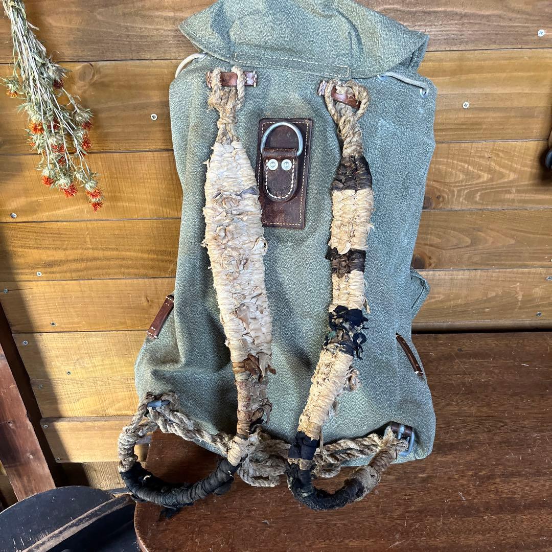 ヴィンテージスイス軍リュック改良