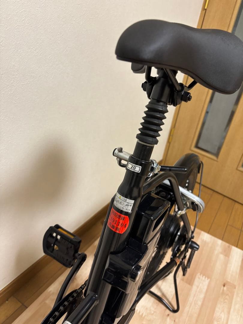 折りたたみ式電動アシスト自転車 20インチ黒 引き渡し希望