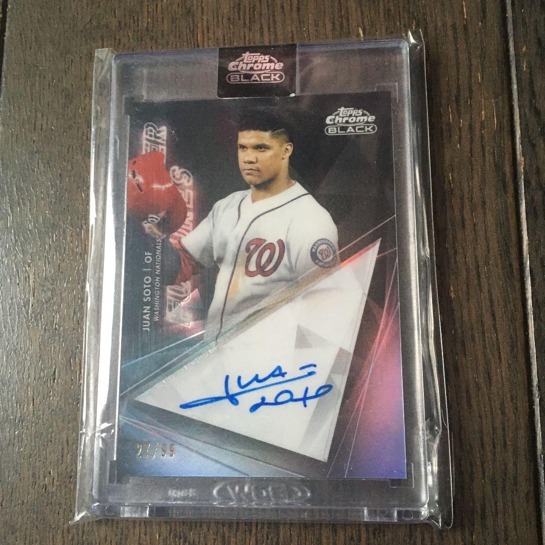 J.ソト選手のトップスクローム ブラック ケース封入 AU 99枚限定です。
