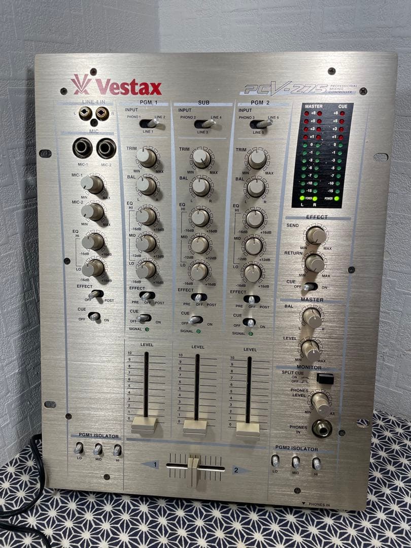 VESTAX ベスタクス　PCV-275 縦横フェーダーメンテナンス
