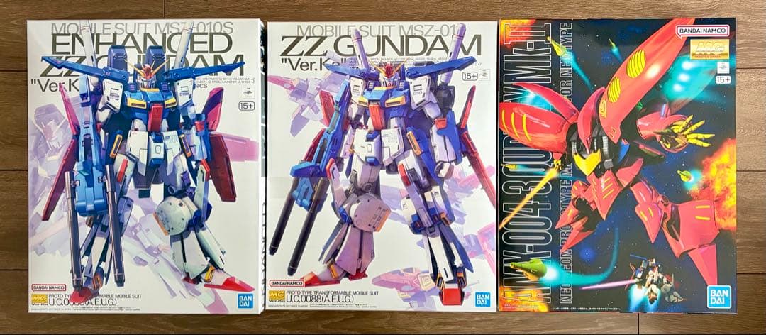 MG キュベレイMk-II プルツー　強化型ZZ ver.ka ZZガンダム