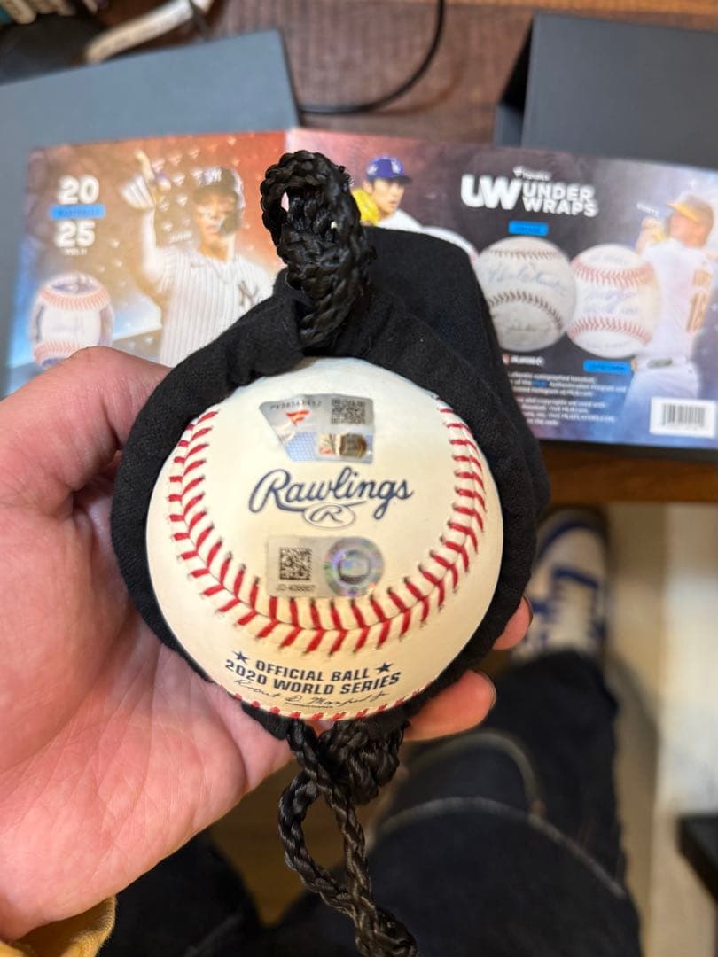 MLBドジャース2020年ワールドシリーズ球　マックス・マンシー直筆サインボール