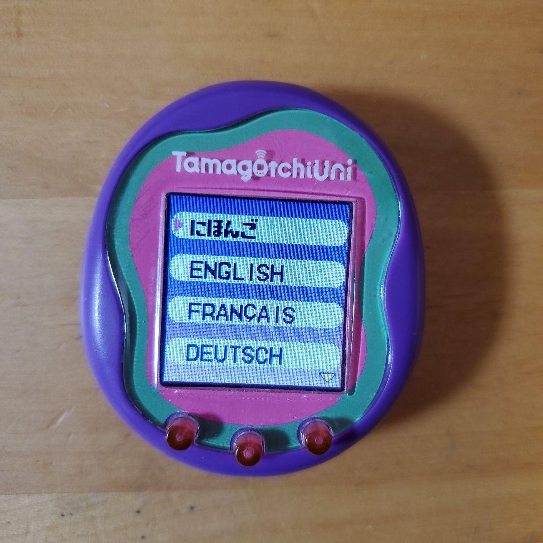 Tamagotchi Uni パープル　バンダイ　たまごっちユニ