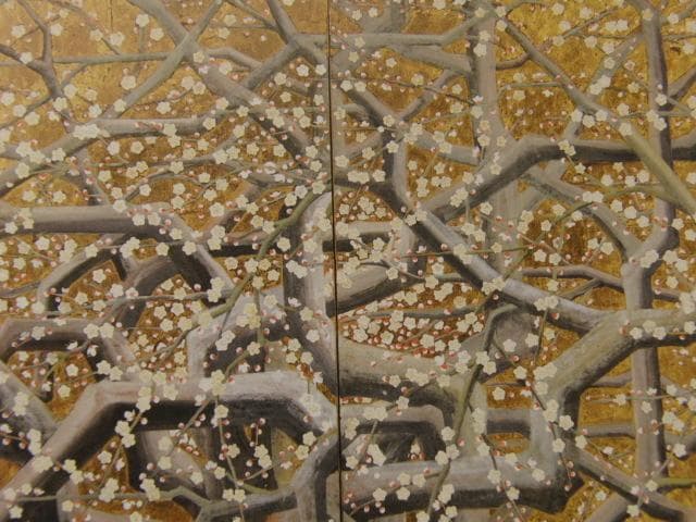 上田臥牛、【白梅】、希少な額装用画集より、新品額装付