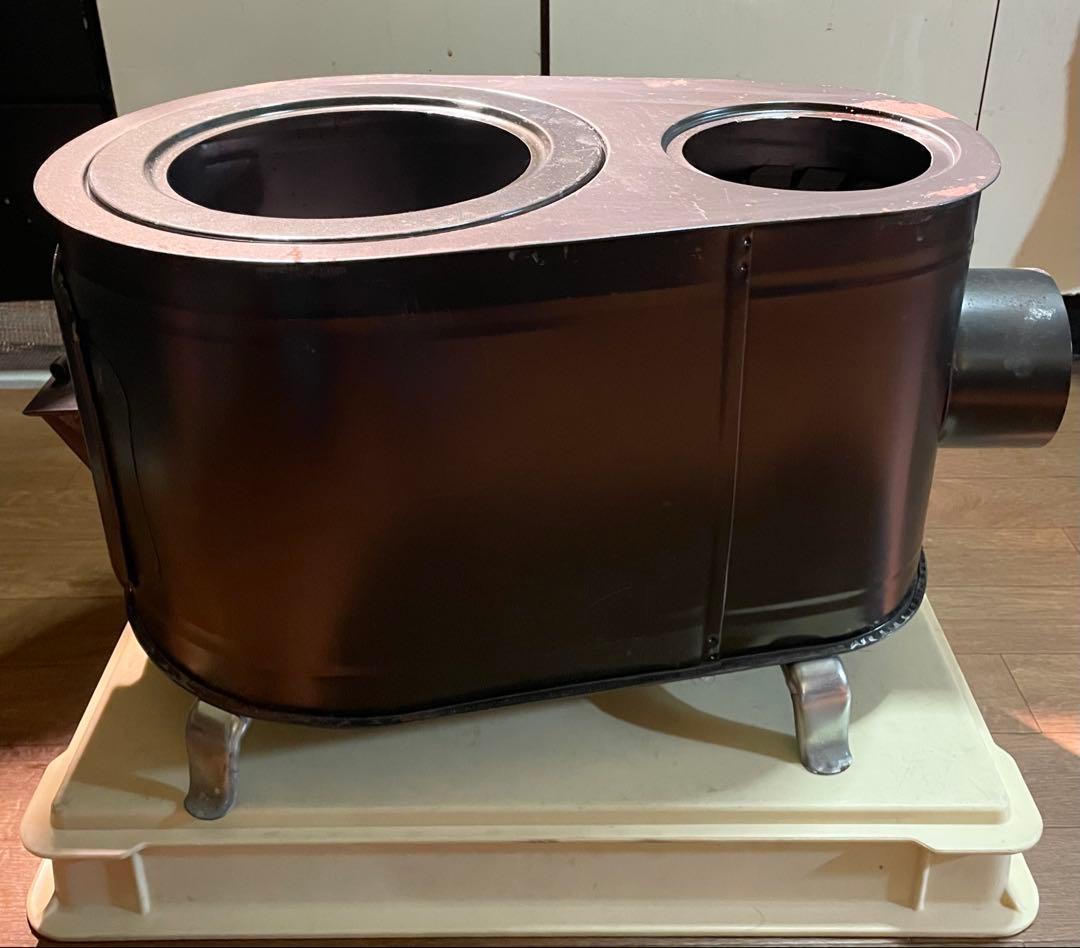 未使用 薪ストーブ 玉子型ストーブ 小3号 アウトドア キャンプ