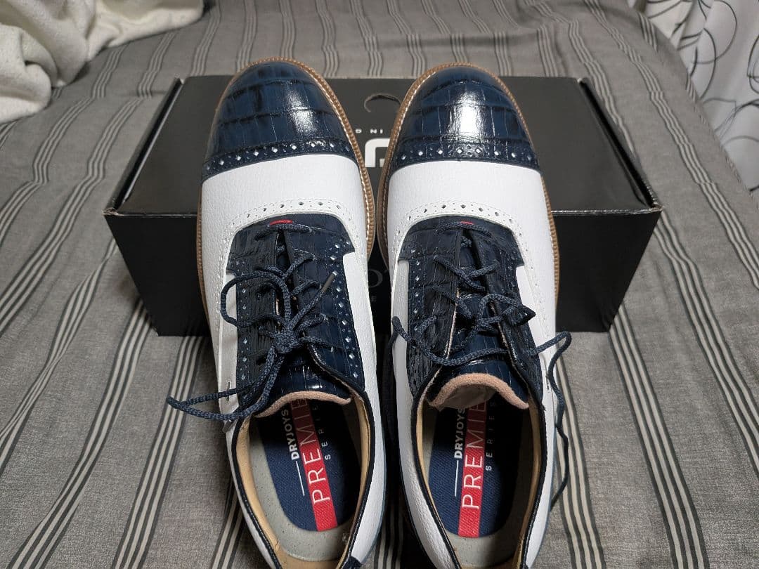 FOOTJOY ゴルフシューズ ホワイト/ネイビー