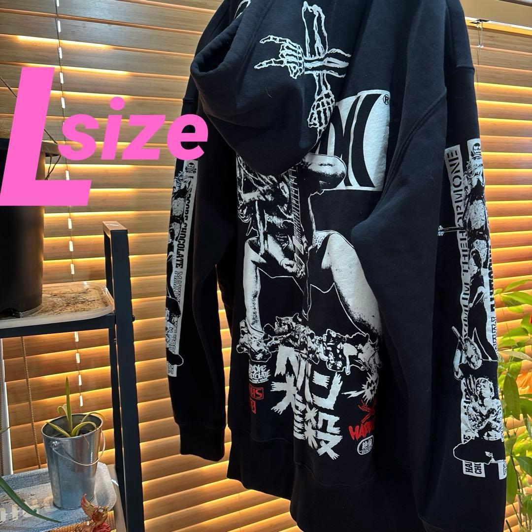 マキシマム ザ ホルモン ハードコアチョコレート ヘドバン大虐殺コラボパーカー