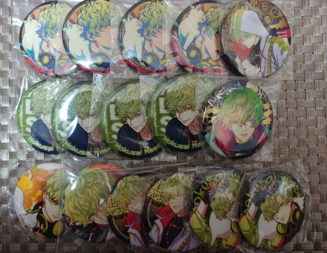 Paradox Live パラライ 缶バッジ 北斎