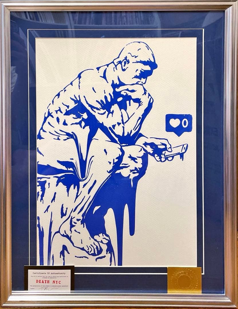 額込 世界限定100枚DEATH NYC アートポスター 現代アート 56