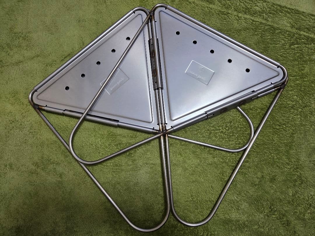 スノーピーク　未使用　焚火台Lスターターセット、火ばさみ、炭床Pro（L）セット