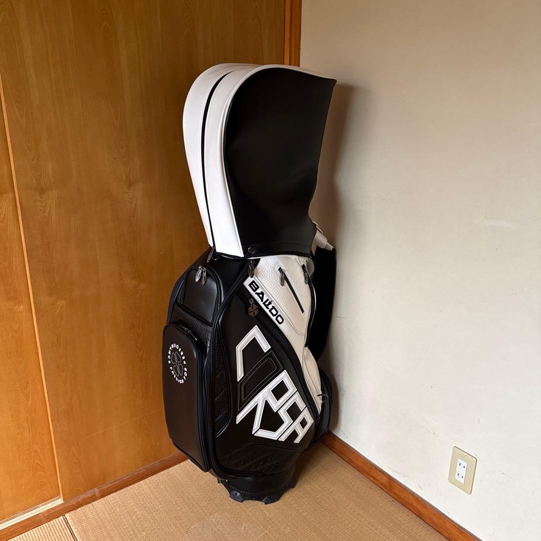 BALDO キャディバッグ 黒/白