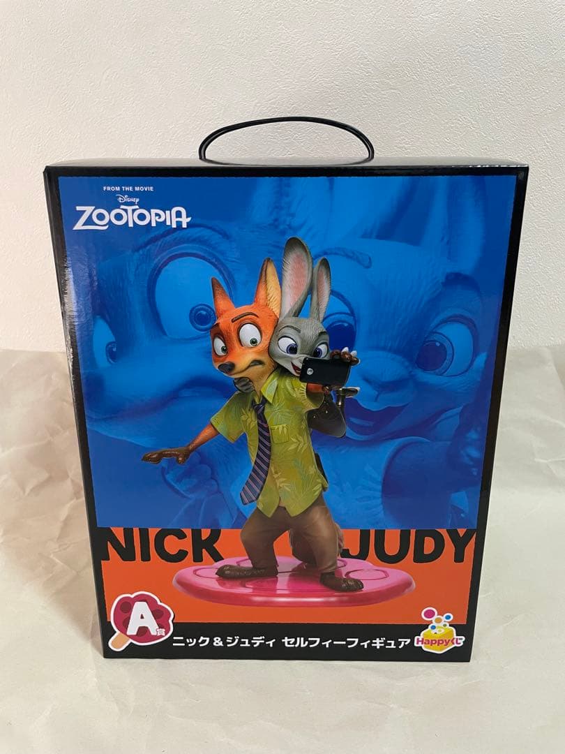 ズートピア くじA賞 ニック&ジュディセルフィーフィギュア