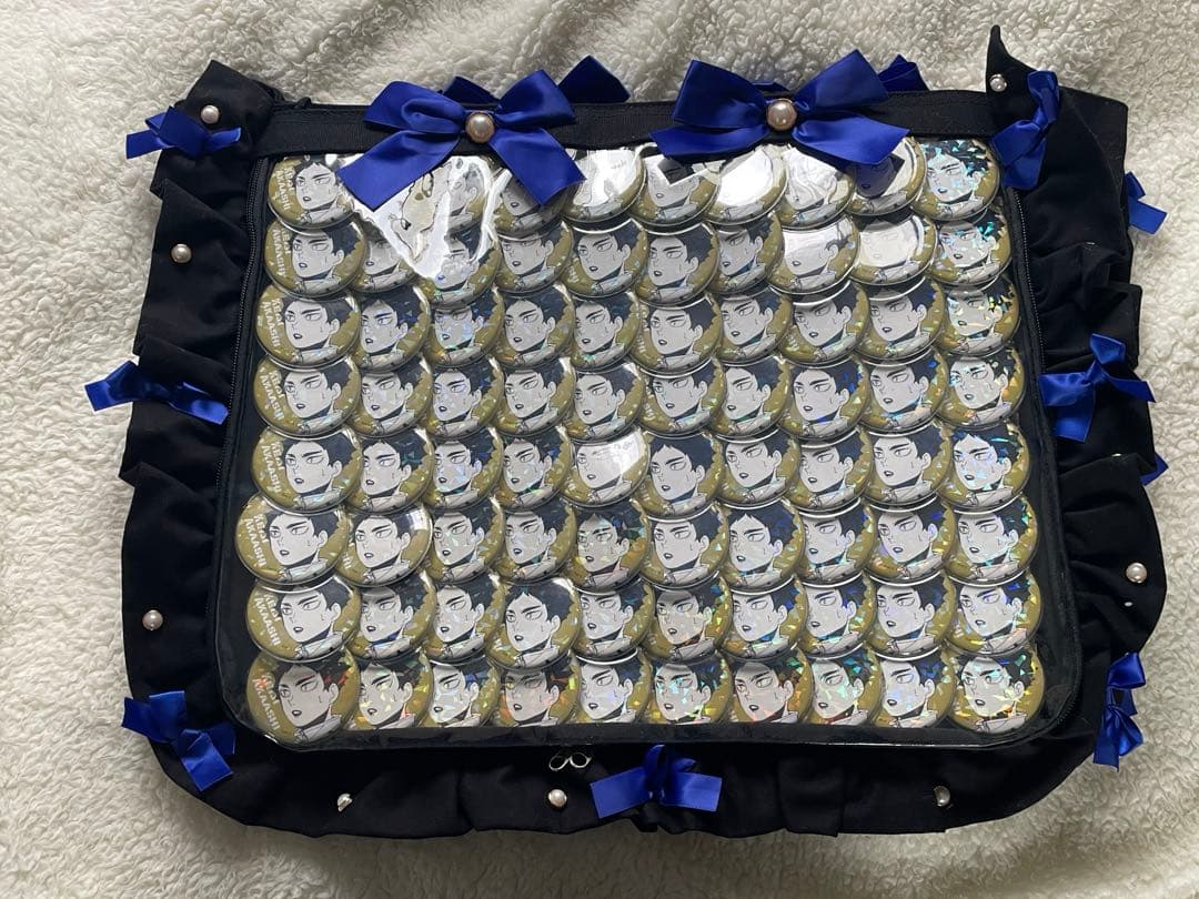 ハイキュー 赤葦京治 オールスター缶バッジ 80個 A3 痛バッグ