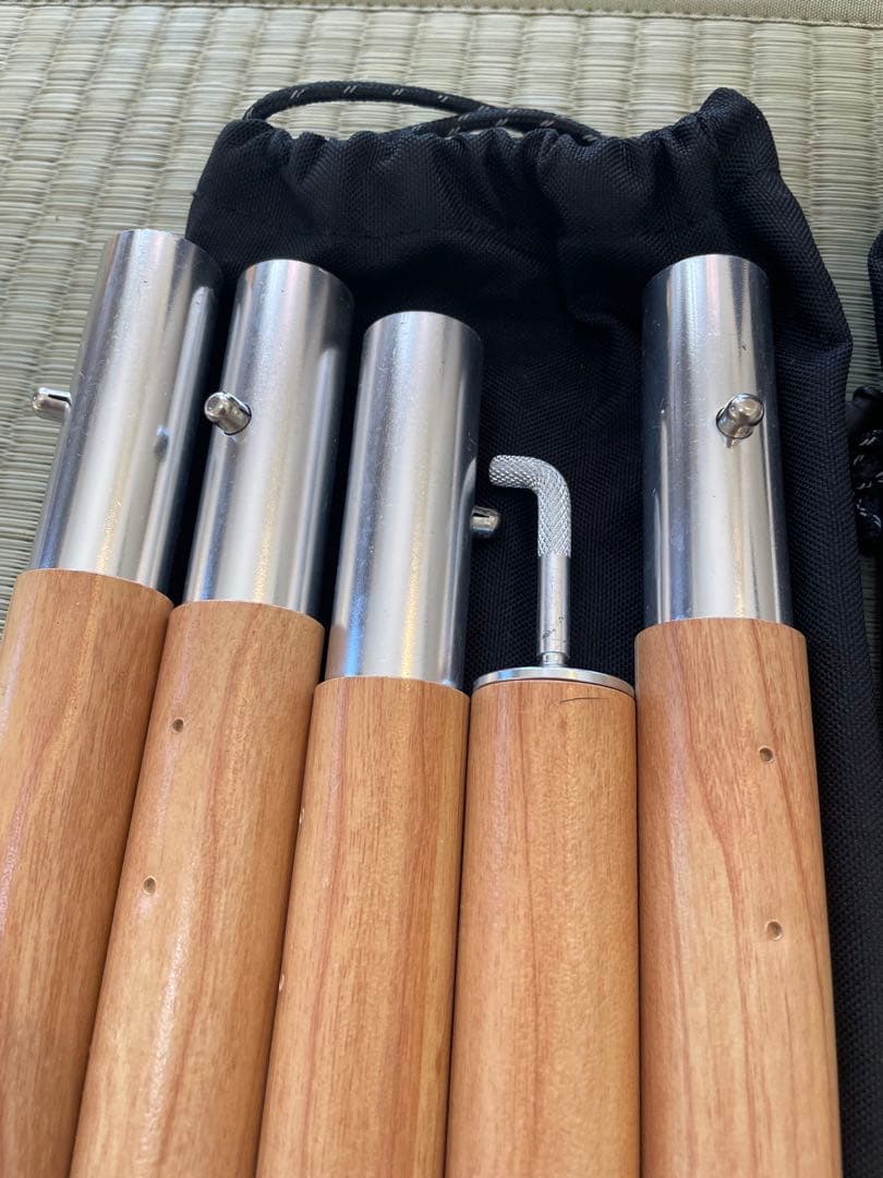 DOD チーズタープM　& ウッド ビッグタープポール