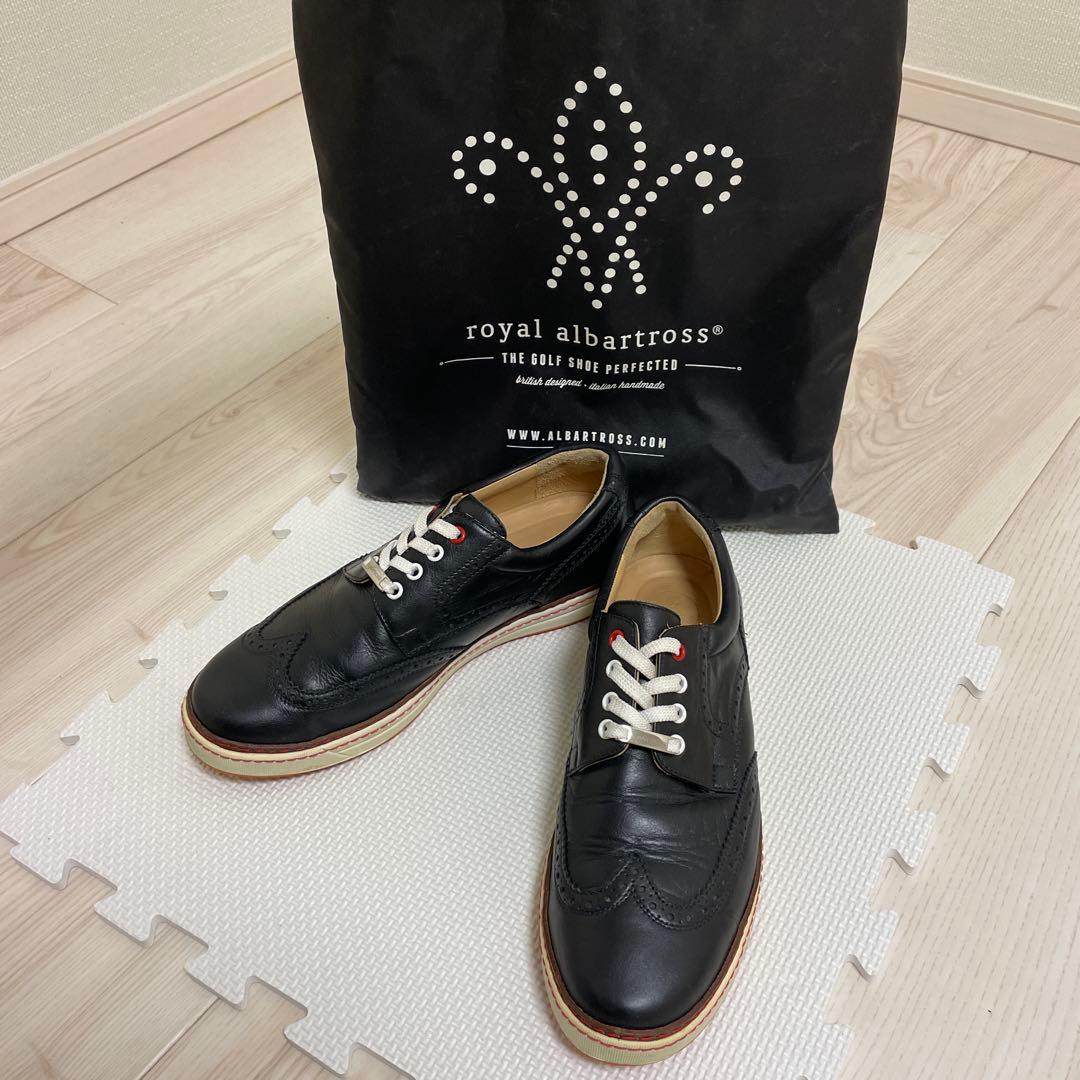 【美品】★ロイヤルアルバトロス クラシカル ゴルフシューズ メンズ 27cm