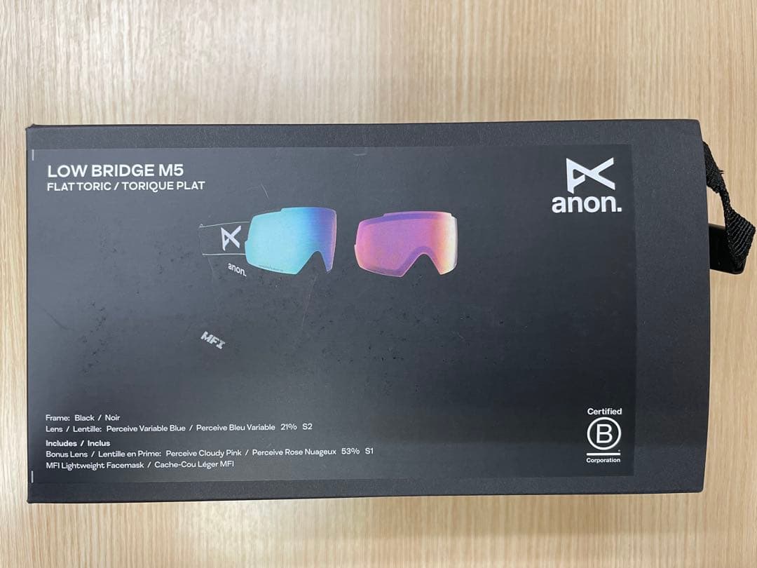 anon. 25-26 M5 BLACK ゴーグル ローブリッジ