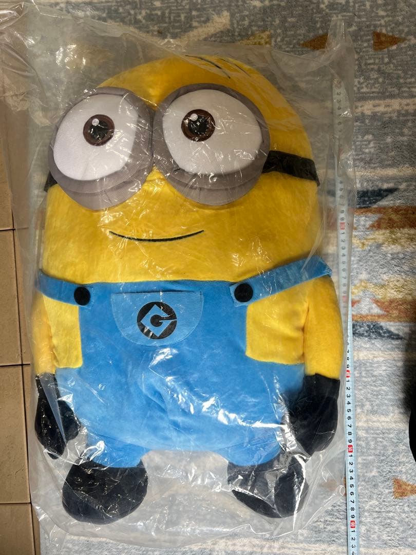 10個★ミニオンズ ミニオン 特大ビッグぬいぐるみ ボブ スチュアート60cm