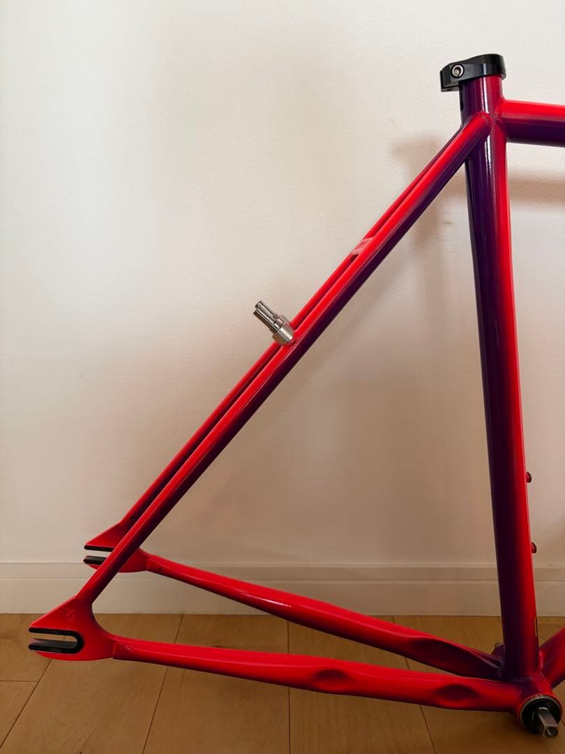 MASH STEEL ネオンフェード XSサイズ フレームセット ヘッド BB付