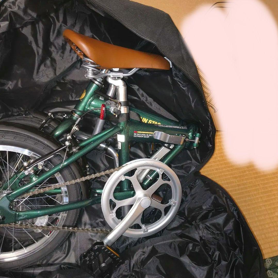 アルルAL-FDB161 16インチ 折りたたみ自転車 CSグリーン