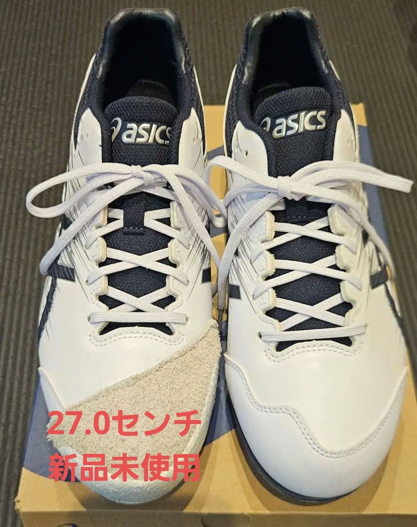 再値下げ！【新品未使用】野球スパイクアシックス　27.0cm（Pカバーあり）