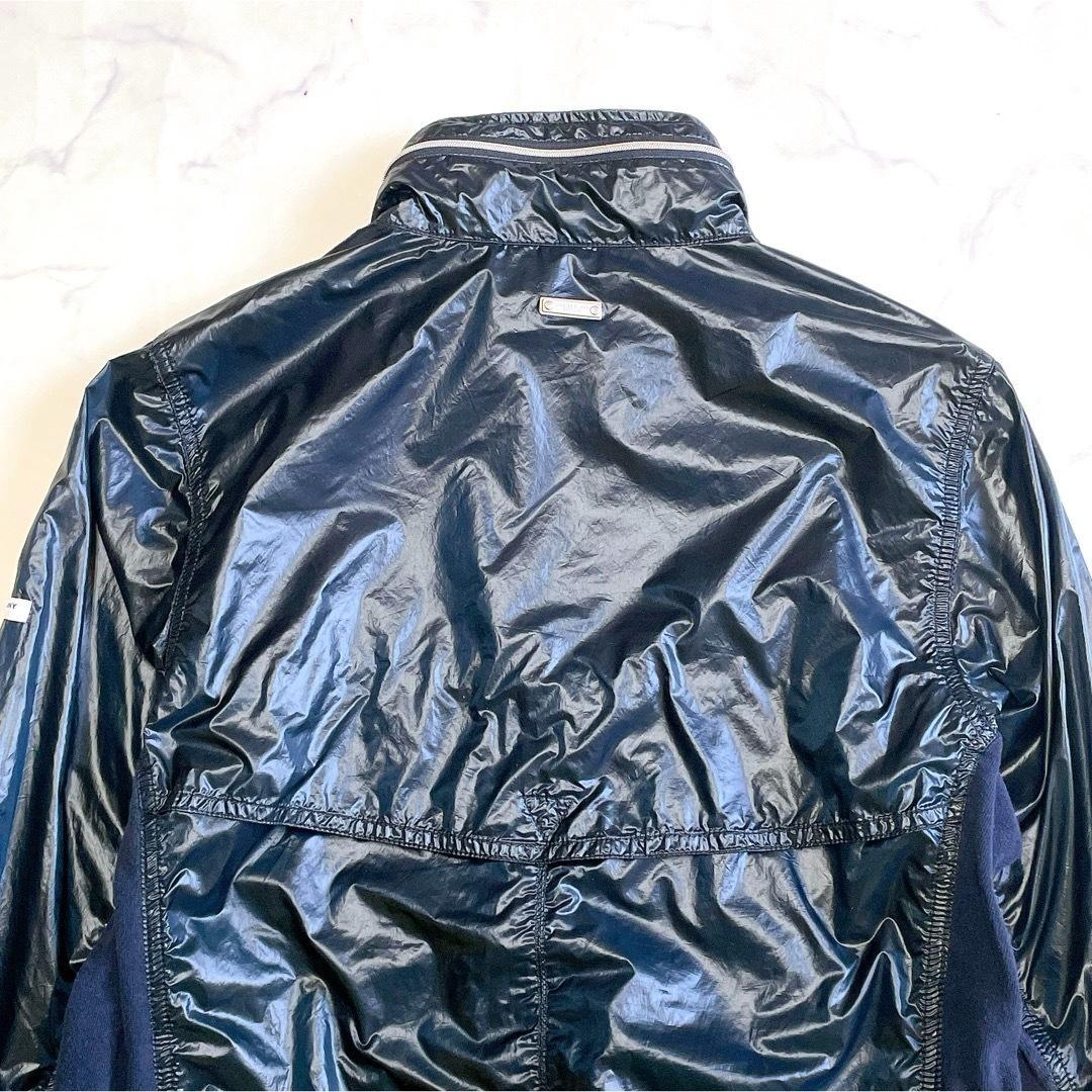 マスターバニーエディション 切替 フード内臓ジップアップブルゾン ロゴ刺繡 4