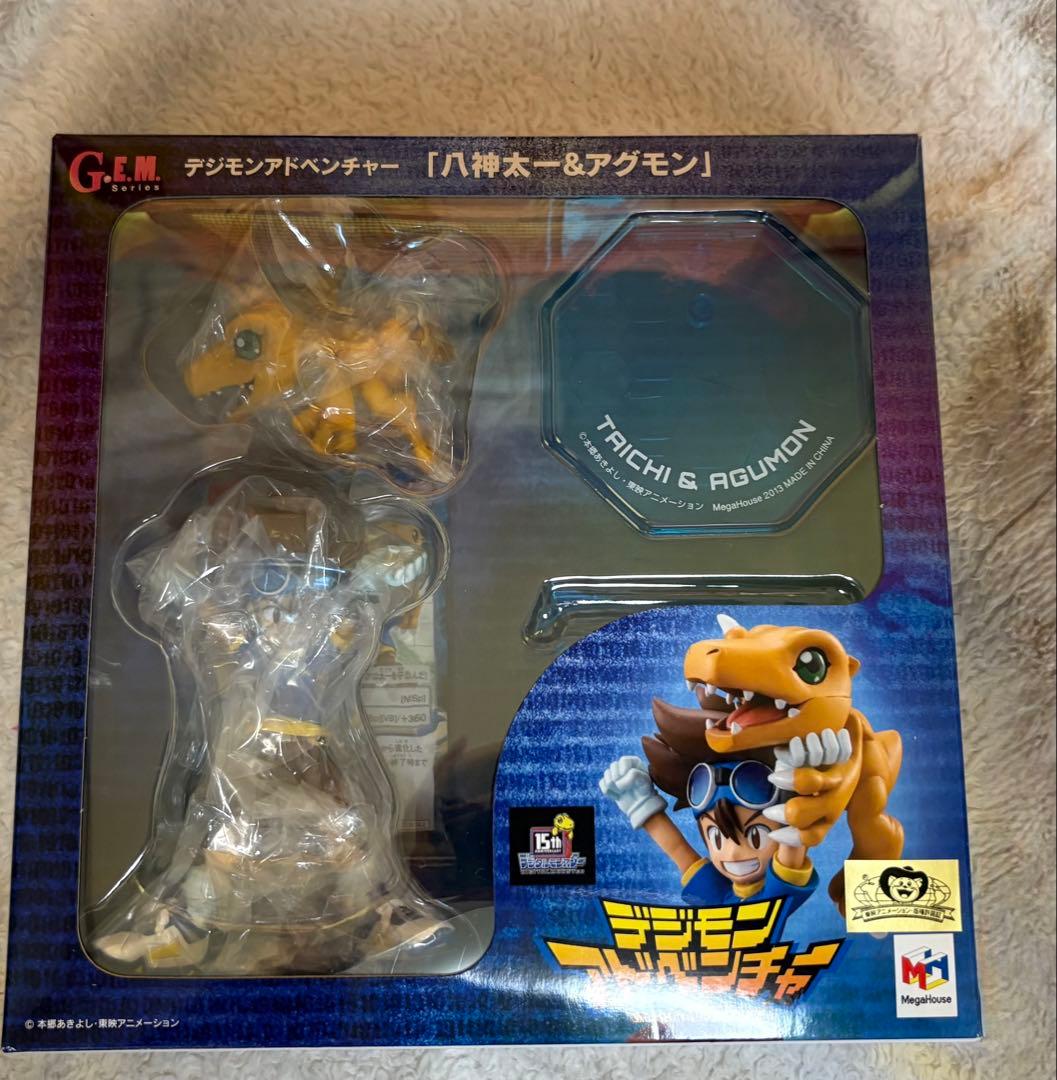 初回限定版 アグモン＆八神太一 G.E.M. フィギュア